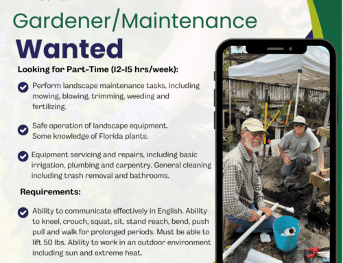 Now Hiring at Heathcote Botanical Gardens