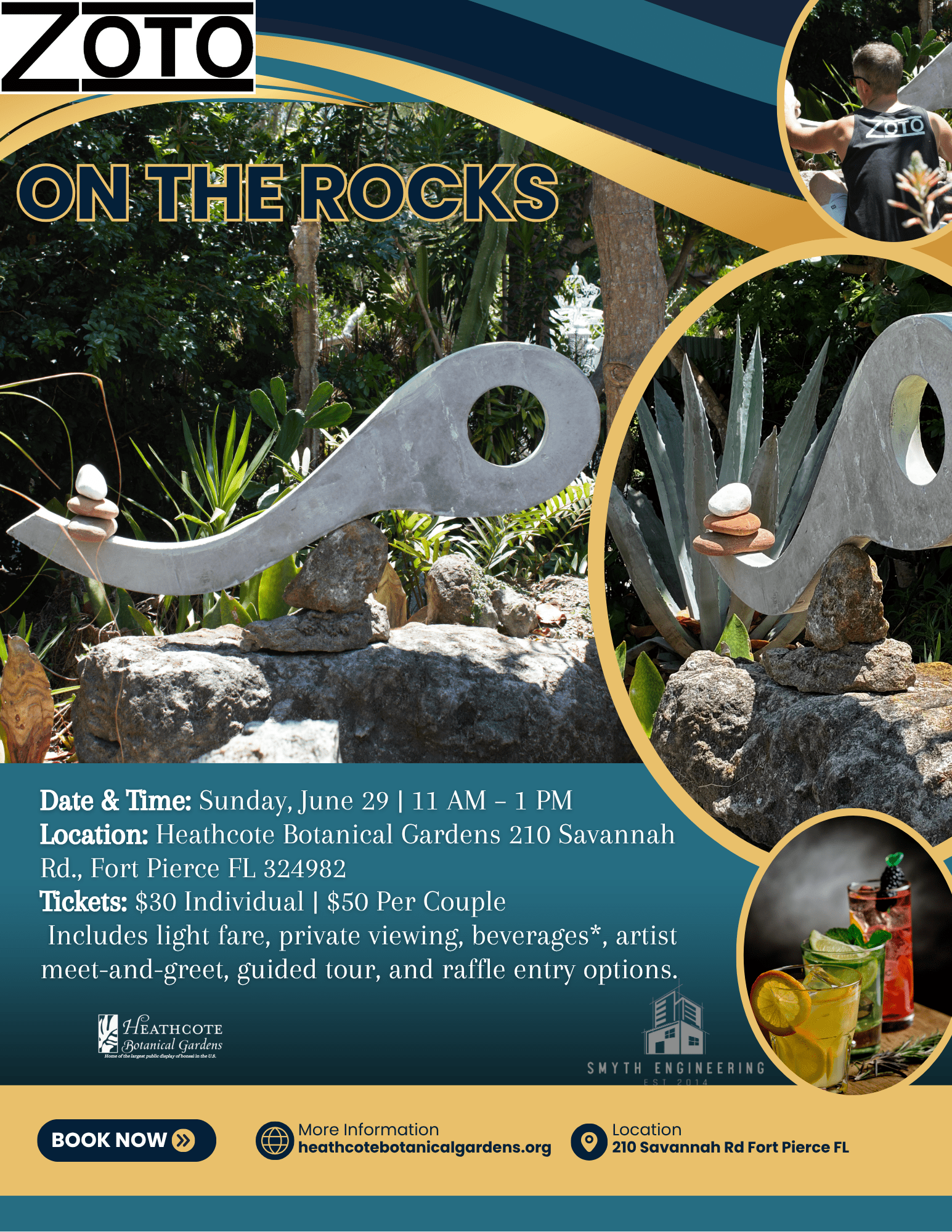 on the rocks