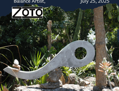 Held in Balance Stone Art Installation at Heathcote
