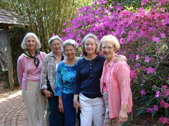 Founding women members: Jan Bals, Laura Baker, Gloria Moore, Norma Carsens, Peggy Berg